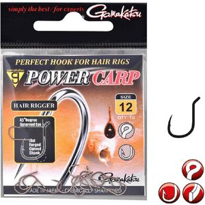 Gamakatsu G Power Carp Hair Rigger Barbed (10 pcs) Maat : 12
