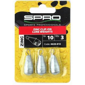 Spro Zinc Clip-On Lure Weight (3pcs) Maat : 3g