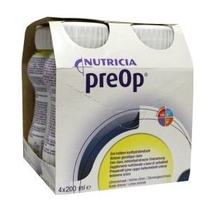 Nutricia - PreOp - Koolhydraatdrank - Citroensmaak - 200 ml