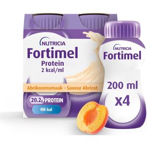 Fortimel Protein 2 Kcal Abrikoos 4x200ml