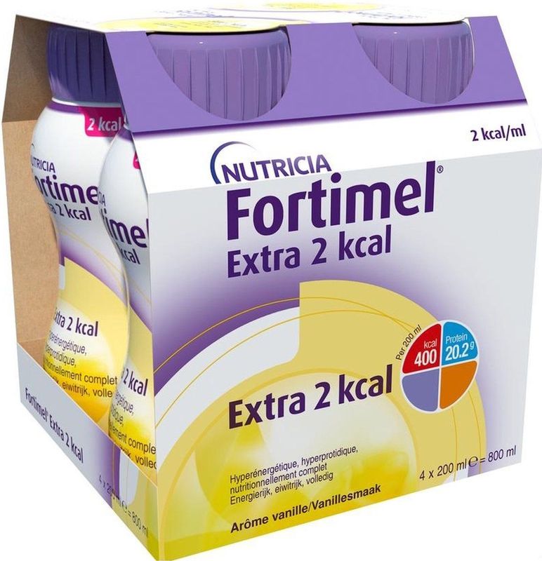Fortimel Extra 2kcal Vanillesmaak Flessen