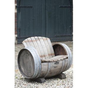 Wijnvat Stoel ""Brandy"" 225l., geborsteld