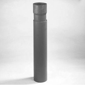 Dyka - Schuifstuk - PVC - Grijs - 80 x 75mm