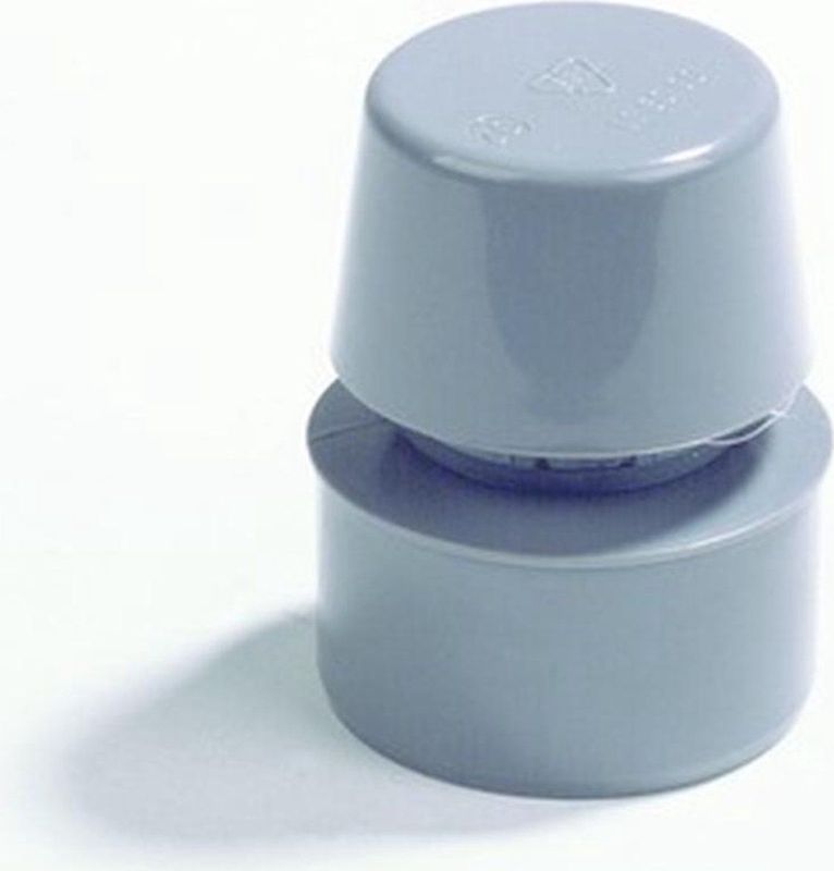 Dyka - Beluchter - Lijmmof Aansluiting - PVC - Grijs - Diameter 32mm