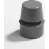 Dyka - Beluchter - Lijmmof Aansluiting - PVC - Grijs - Diameter 50mm