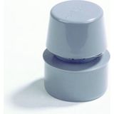 Dyka - Beluchter - Lijmmof Aansluiting - PVC - Grijs - Diameter 50mm