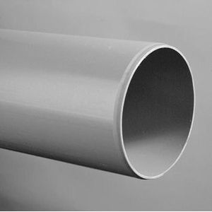 Dyka Buis PVC grijs keurmerk BRL2011 80 x 1.5 x 4000mm (Prijs per meter)