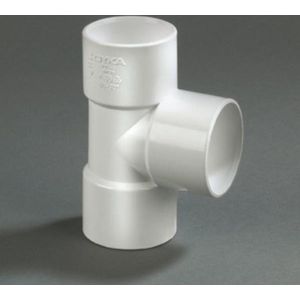Dyka PVC lijm T stuk wit 90° 40mm 3xmof wit