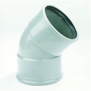 Bocht 2Xmof 45Gr 41/Sn4 125 Pvc Gr