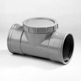 Dyka - Ontstoppingsstuk met Manchet - PVC - Grijs - Diameter 160mm