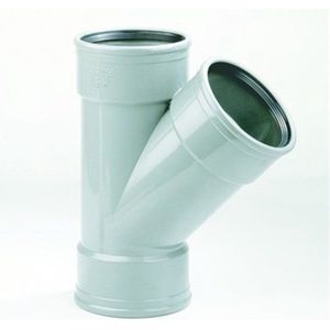 T-Stuk 3Xmof45 41/Sn4 160 Pvc Grijs