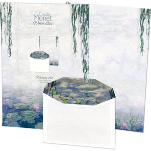 Briefpapier - Water Lilies - Inclusief Enveloppen - Houtvrij Papier - 10 Vellen