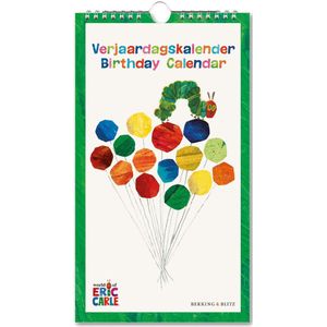 Bekking & Blitz – Verjaardagskalender – Kunstkalender – Rupsje Nooitgenoeg - The very hungry caterpillar - Eric Carle