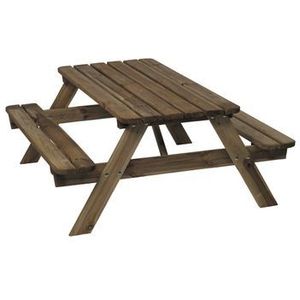 Kinderpicknicktafel XL 120cm lange picknicktafel voor kinderen.