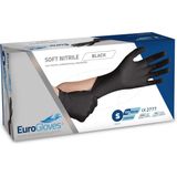 Eurogloves Soft-Nitrile Handschoenen - Zwart - 100st