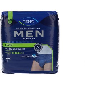 TENA Men Pants Plus - Medium- 3 x 12 stuks voordeelverpakking