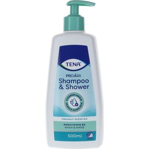 Voordeelverpakking 2 X TENA Proskin Shampoo & Shower 500ml, 1st (1207)