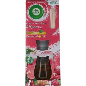 Airwick Geurstokjes Pink Prosecco & Raspberry - 4 x 25 ml voordeelverpakking