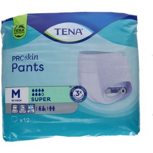 TENA Proskin Pants super - Medium, 12 stuks . Voordeelbundel met 2 verpakkingen