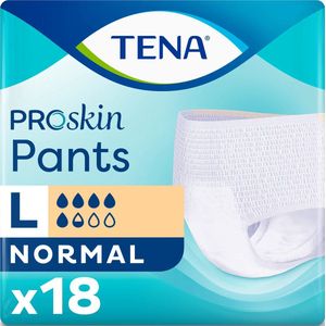 TENA Proskin Pants Normal - Large, 18 stuks . Voordeelbundel met 4 verpakkingen