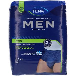 TENA Men Pants Plus - Large, 10 stuks . Voordeelbundel met 5 verpakkingen