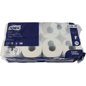 Tork Zacht Traditioneel Toiletpapier Premium T4, 3-laags, 29,5mtr/10cm (110316)- 20 x 72 rollen voordeelverpakking