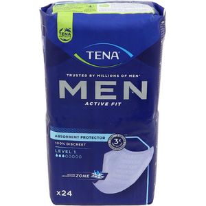 TENA MEN LEVEL 1- 4 x 24 stuks voordeelverpakking