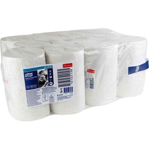 Tork Wiping Plus Mini Centerfeed Poetspapier, 2-laags, wit M1, 74,9mtr/22cm (101221)- 2 x 11 rollen voordeelverpakking