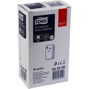 Tork Luchtverfrisser Spray Dispenser, wit A1, kunststof, Elevation-Line (562000)- 4 x 1 stuks voordeelverpakking