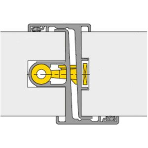 Alprokon - Inbraakwerende Deurnaald - Uitvoering 007 - SKG*** - Doornmaat 55 mm - Lengte 2200 mm