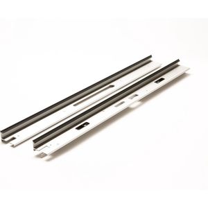 Deurnaald - Brandwerend - Aluminium - Voor Aanslagdeuren - Tussenruimte 11mm