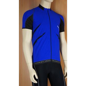 Shimano - Premium Short Sleeve - Fietsshirt - Blauw met Zwart - Heren