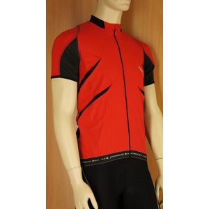 Shimano - Premium Short Sleeve - Fietsshirt - Rood met Zwart - Heren