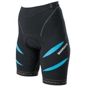 Shimano - Premium - Fietsbroek - Zwart met Blauw - Dames
