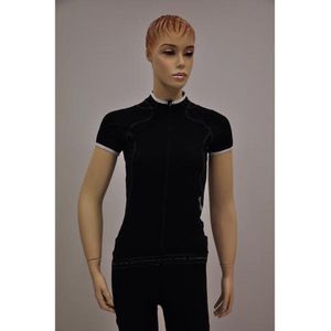 Shimano - Premium - Fietsshirt - Zwart - Korte Mouwen - Dames