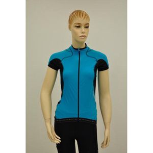 Shimano - Premium - Fietsshirt - Blauw - Korte Mouwen - Dames