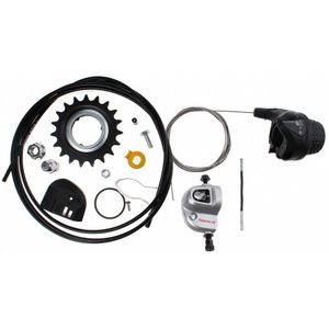 Shimano Onderdelenset Nexus 3 Remnaaf 12-delig Zwart