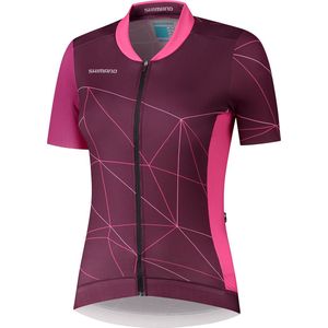 Shimano - Sagami - Fietsshirt - Paars - Korte Mouwen - Dames