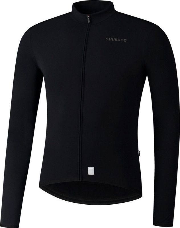 Shimano Vertex Thermal Fietsshirt Lange Mouwen Heren Zwart-XXL