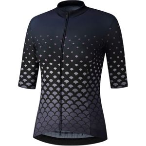 Shimano Fietsshirt Korte Mouwen Yuri Dames Navy Blauw-M
