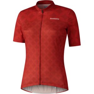 W's MIZUKI Short Sleeve Jersey, Red