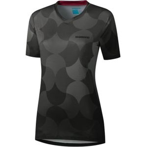 W's SAIKO Korte Mouw Jersey, Zwart