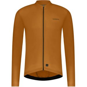 Shimano Element Long Sleeve Jersey Fietsshirt (bruin)