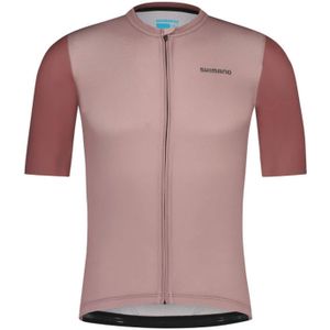 ARIA Korte Mouw Jersey, Metallic Kastanjebruin