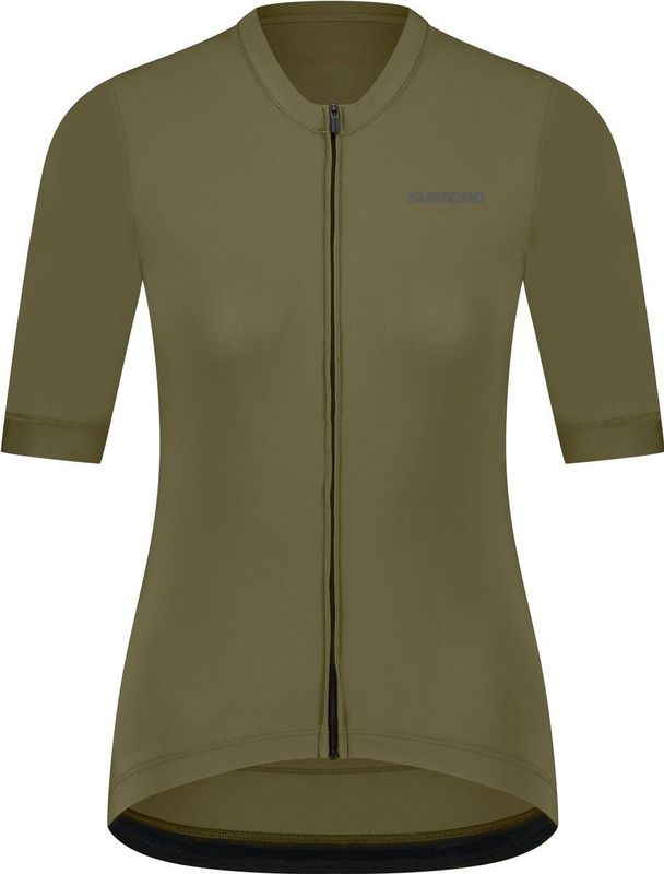 Shimano - Futuro W - Fietsshirt - Groen - Korte Mouwen