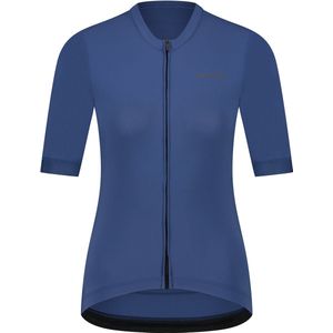 Shimano Futuro Korte Mouw Wielertrui Blauw S Vrouw