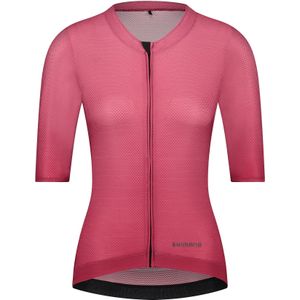 Shimano Womens Piuma Short Sleeves Jersey Fietsshirt (Dames |roze)