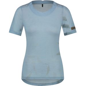 EVOLVE Terra Short Sleeve Jersey voor dames, Matblauw