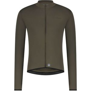 VERTEX Thermal Long Sleeve Jersey, Moss Green