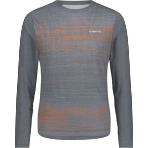 Shimano - Spazio Long Sleeves Jersey - Fietsshirt - Grijs